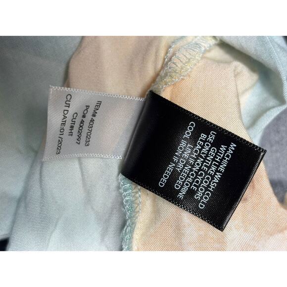 Torrid Midi Sun Dress Womens Size 0 (L) Green Multi Geometric Sleeveless - Picture 5 of 8